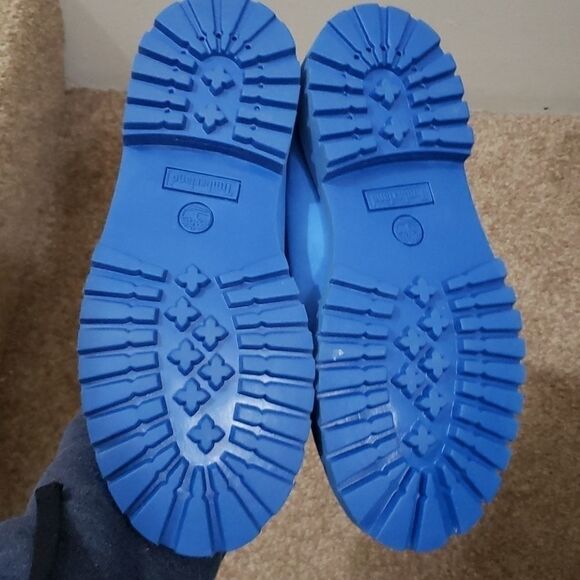 timberland Sponge Bob Square Pants limited Edition Boots kids size 3 - Picture 5 of 7